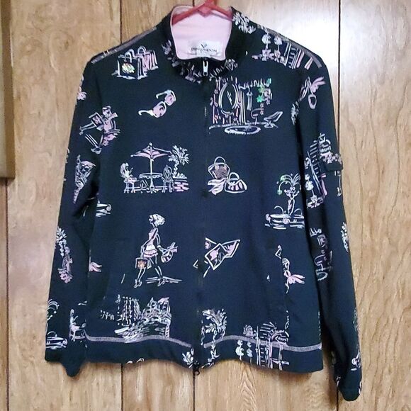 Erin London Parisian Print Jacket - Picture 1 of 11
